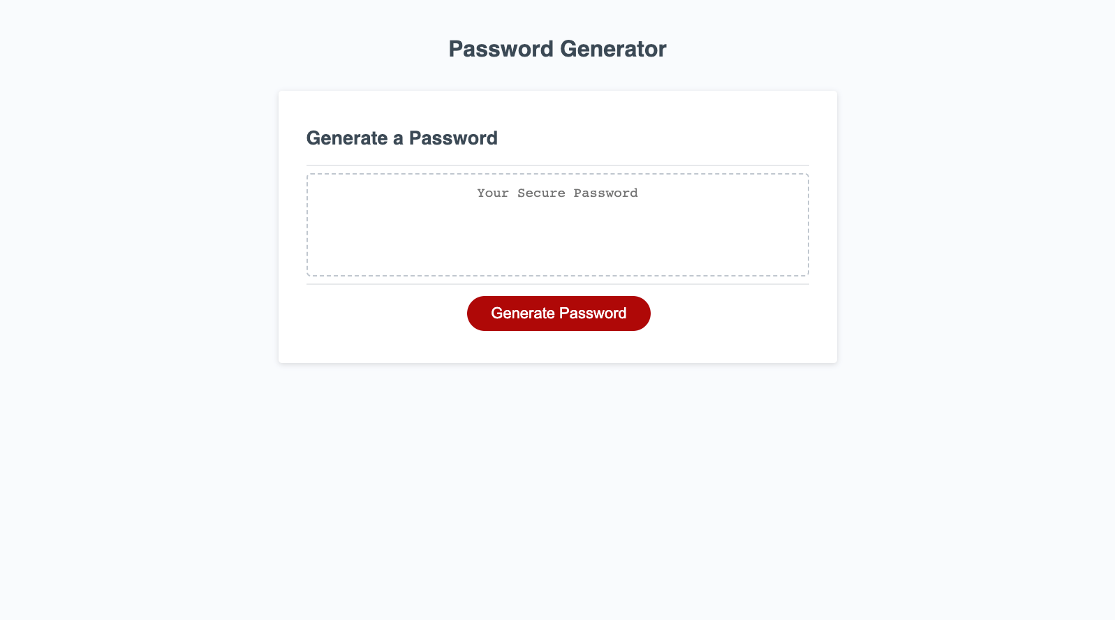 password generator